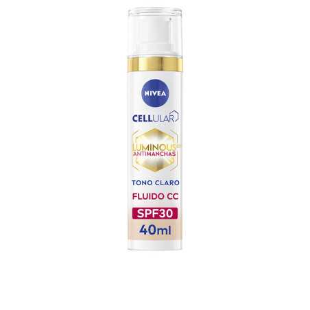 LUMINOUS 630º ANTIMANCHAS CC fluido SPF30 claro 40 ml by NIVEA for Unisex